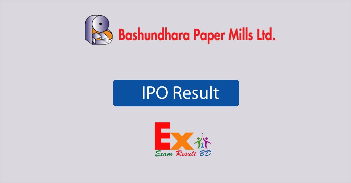 Bashundhara Paper mills IPO Result