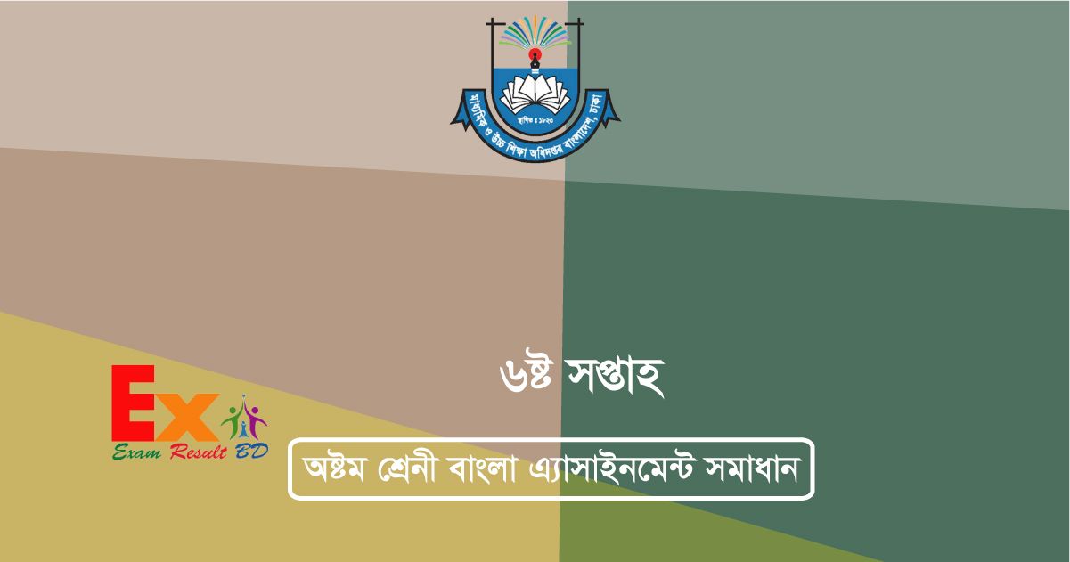 Class 8 Assignment Answer Bangla