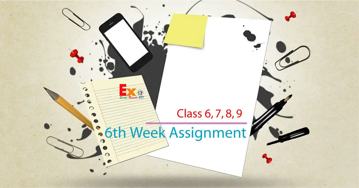 6th Week Assignment