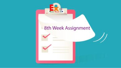 8th Week Assignment Answer
