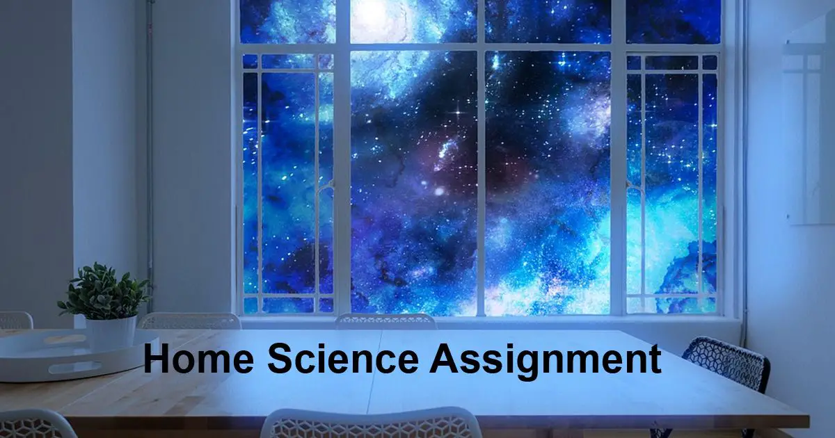 Class 7 home science assignment