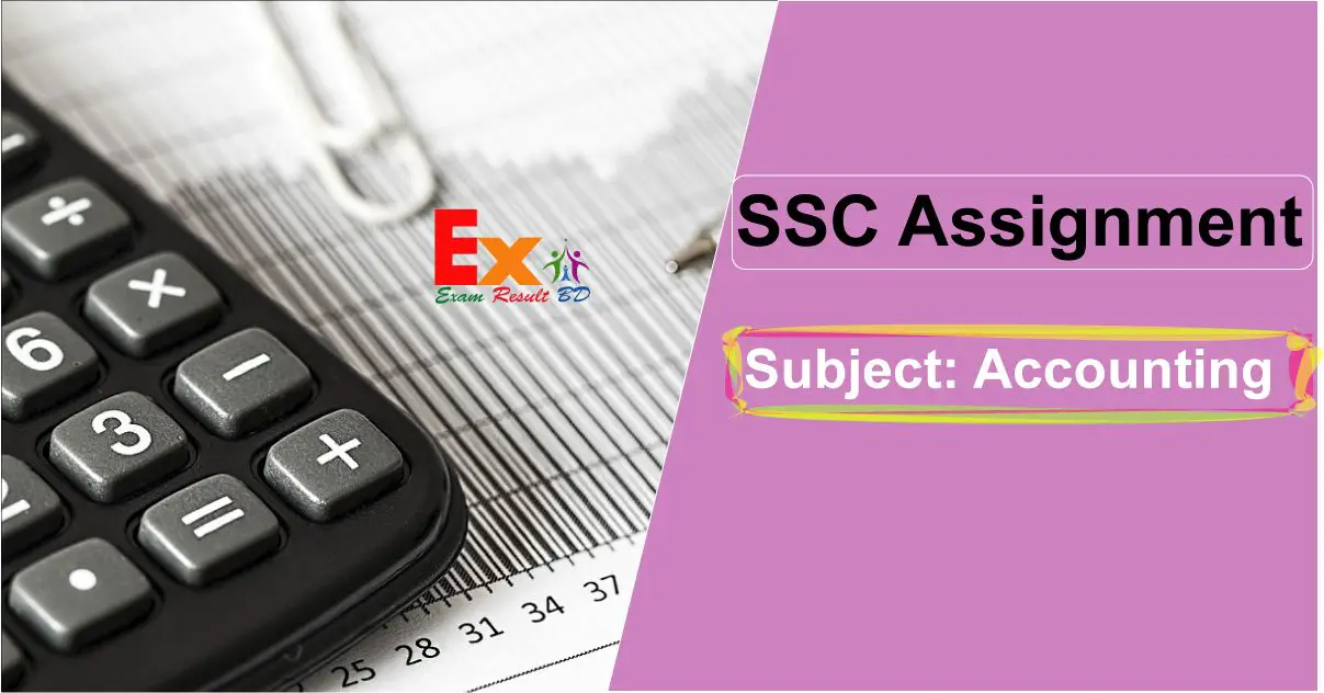 accounting assignment ssc 2022 9th week