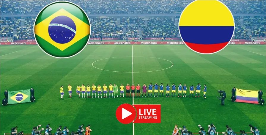 Brazil vs Colombia Live
