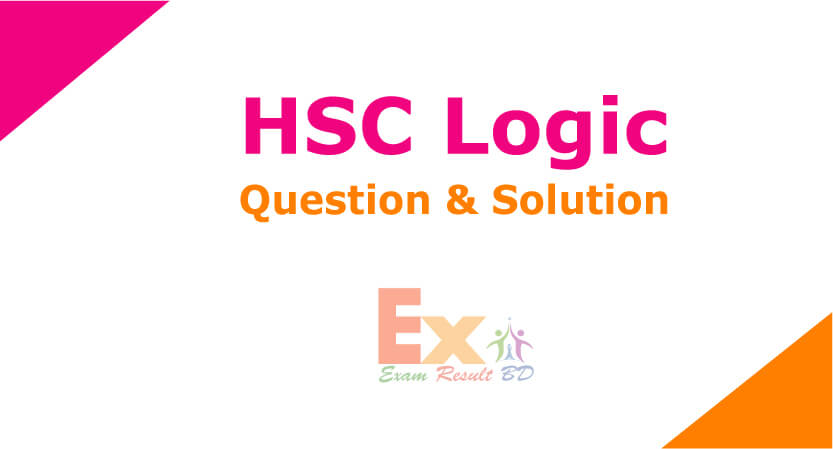 HSC Logic 1st Paper Question