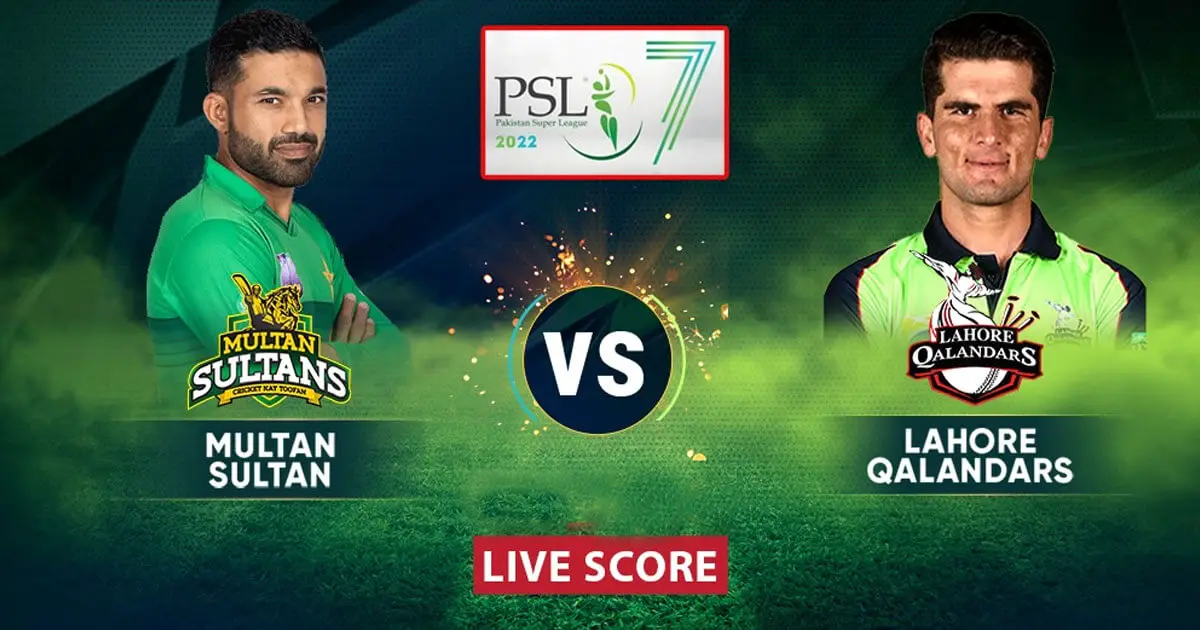 Multan Vs Lahore PSL Live