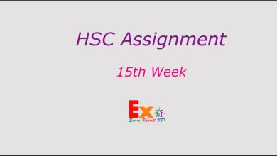 15th Week HSC Assignment