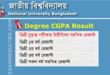 Degree Consolidated Result