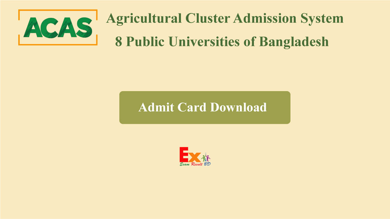 Agricultural University Admit Card