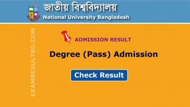 NU Degree Admission 1st Merit