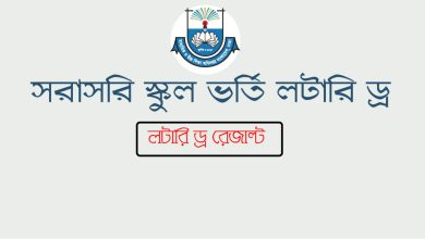 Govt School Admission Lottery